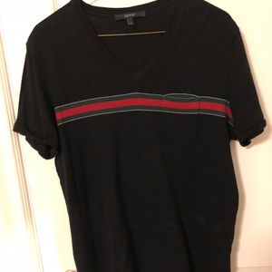 Gucci vneck band tee